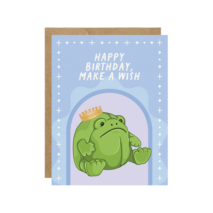 Make a Wish Jelly Frog Card