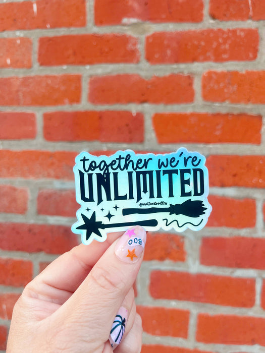 Together We're Unlimited Sticker