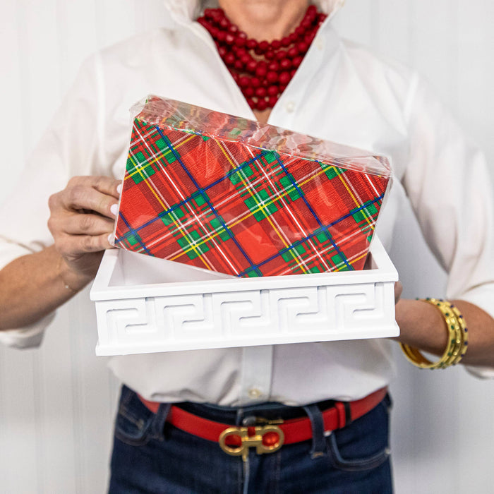 Tartan Plaid Guest Towels