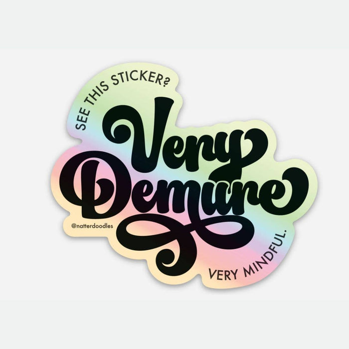 Very Demure Sticker