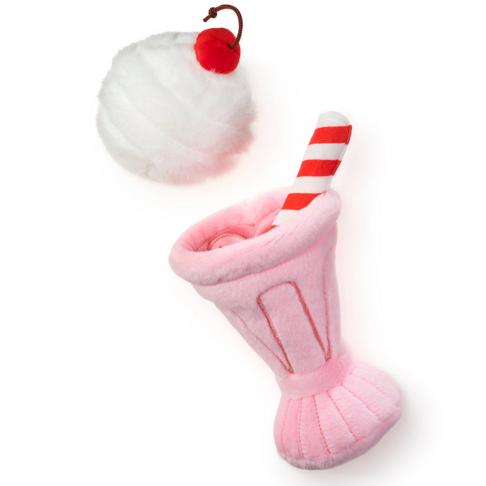 Strawberry Milkshake 2-in-1 Bounce Dog Toy