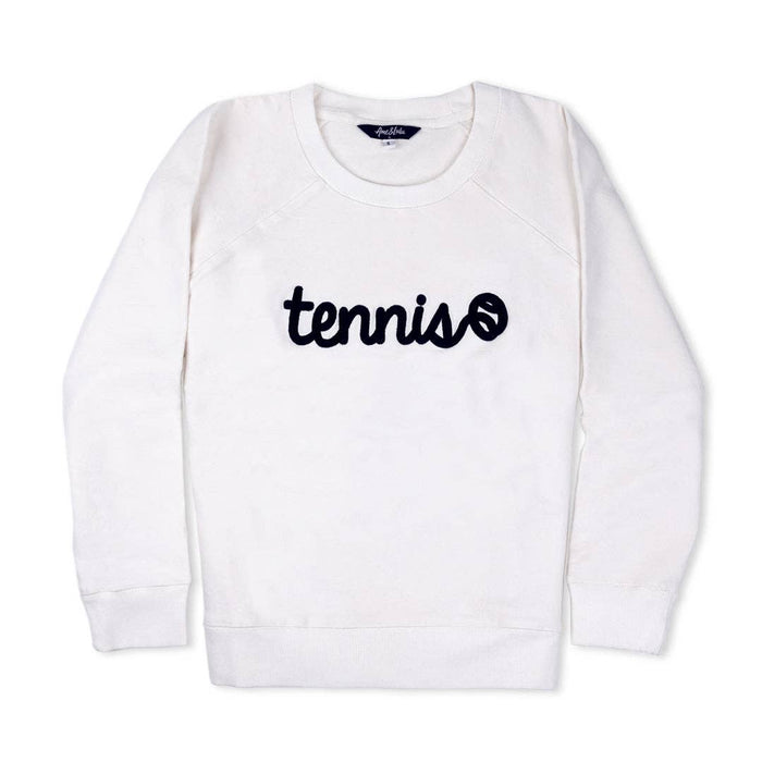 White Tennis Sweatshirt