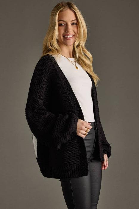 Black Ski Cardigan