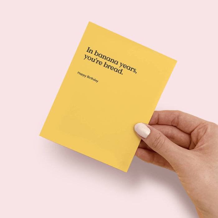 In Banana Years Card