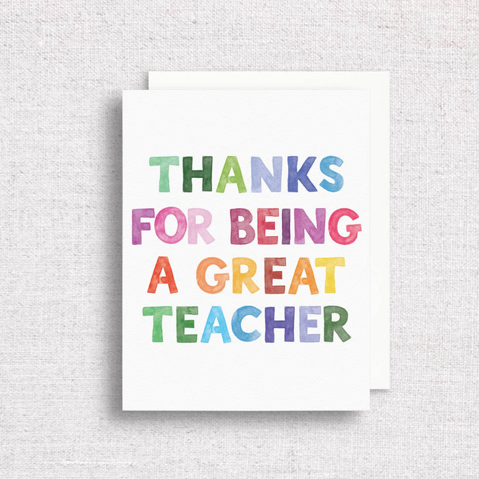 Great Teacher Card