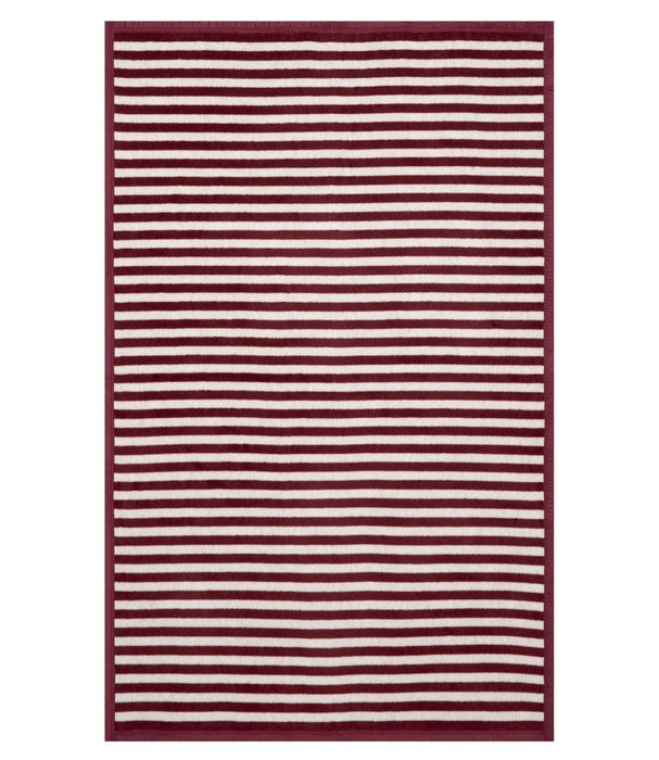 Sideline Stripe Maroon Midi Blanket