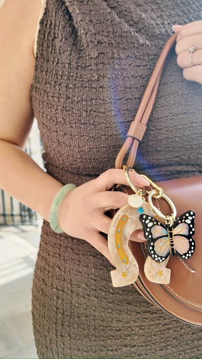 Monarch Butterfly Bag Charm/Keychain