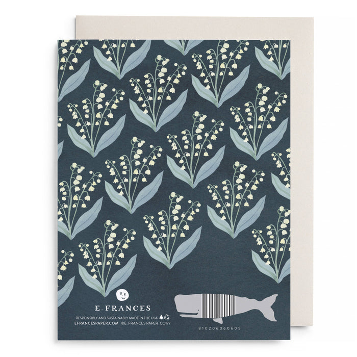 Lily of the Valley Sympathy Card