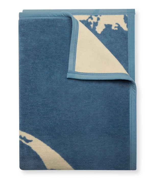 Cape and Islands Ocean Blue Blanket Original