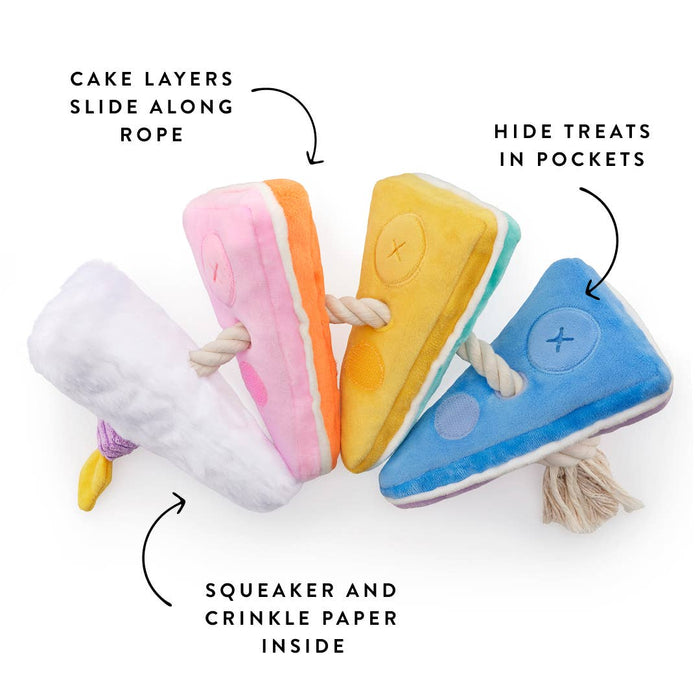 Birthday Cake Interactive Dog Toy
