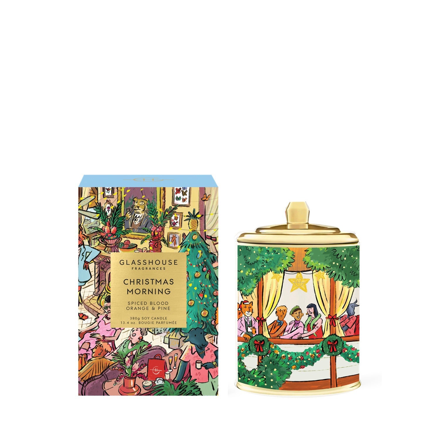 13.4 oz. Candle  - Christmas Morning - Christmas -