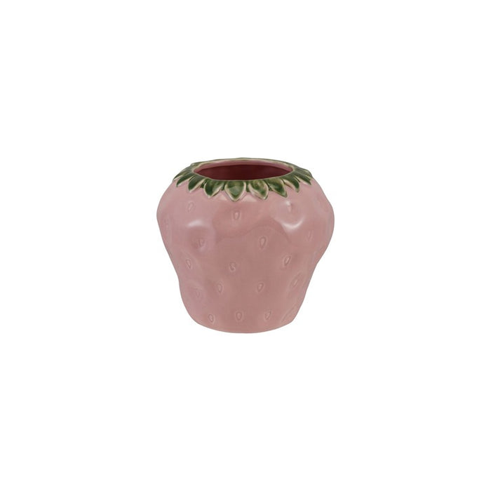 Hand-Painted Ceramic Strawberry Shaped
