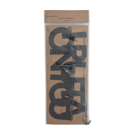 72"L x 3"H Paper Banner "I Put A Spell On You", Black