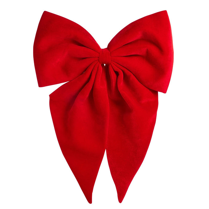 29 Red Velvet Bow Ornament