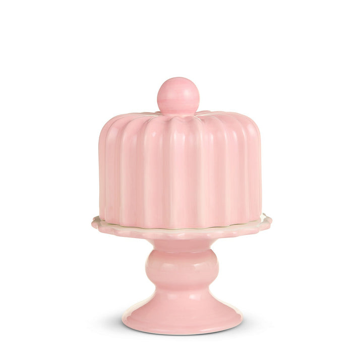 8.5 Pink Cake Stand