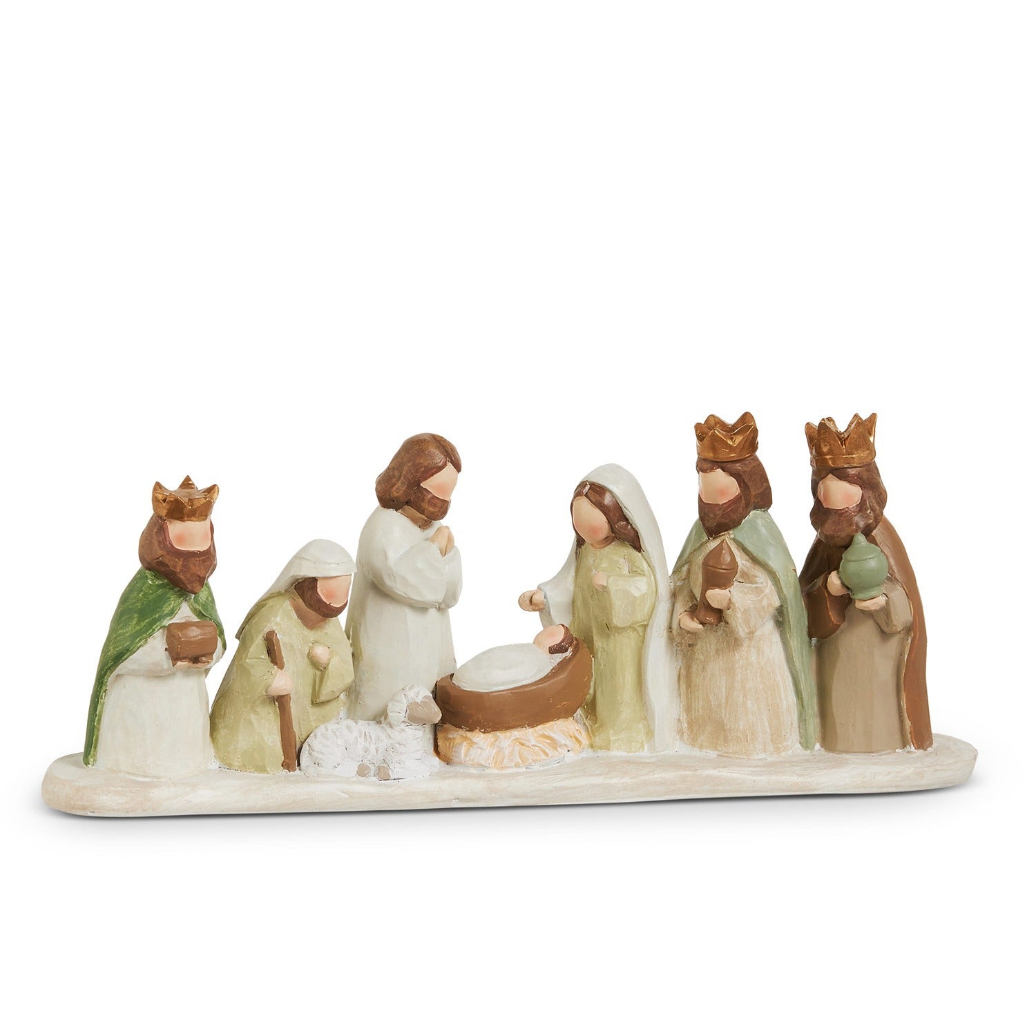 4 Earthtone Nativity