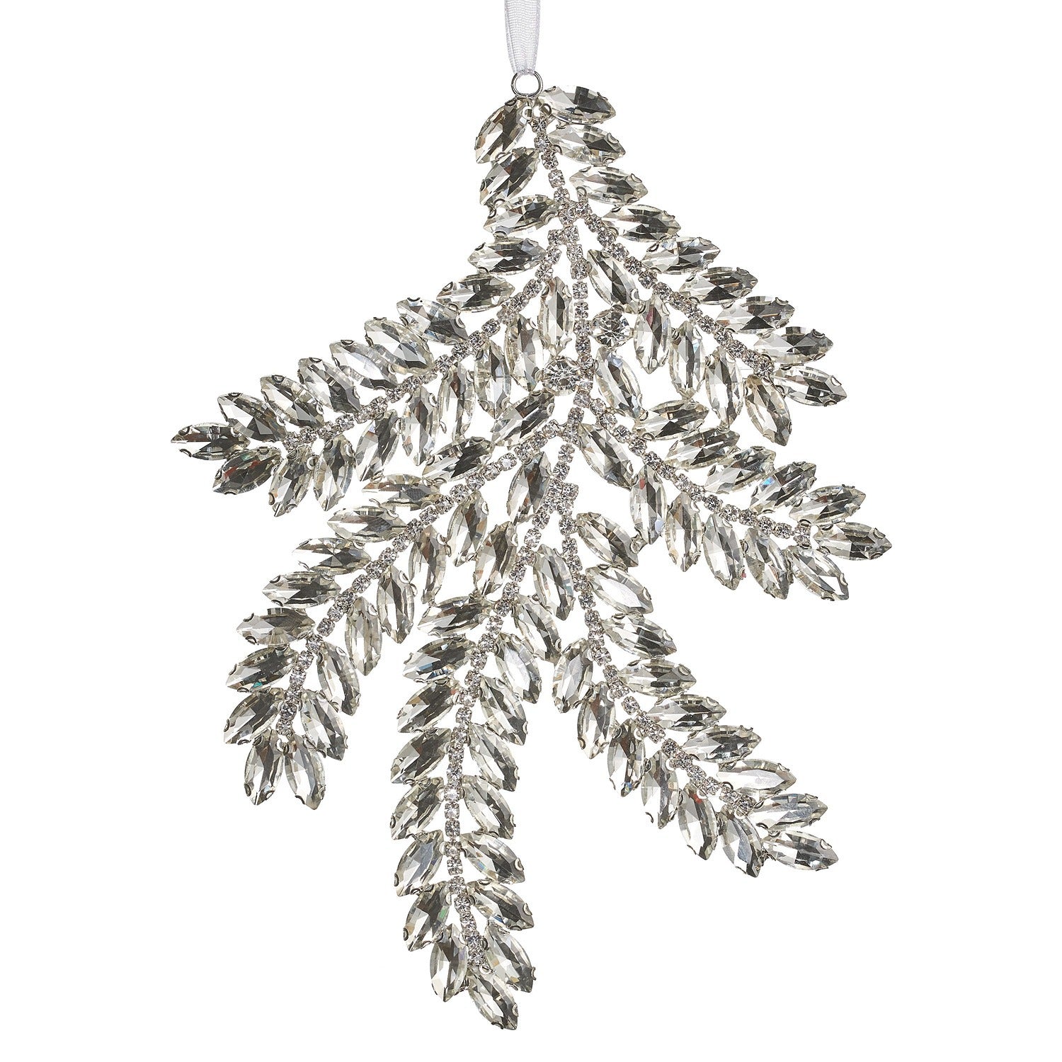 7 Clear Jewel Pine Ornament