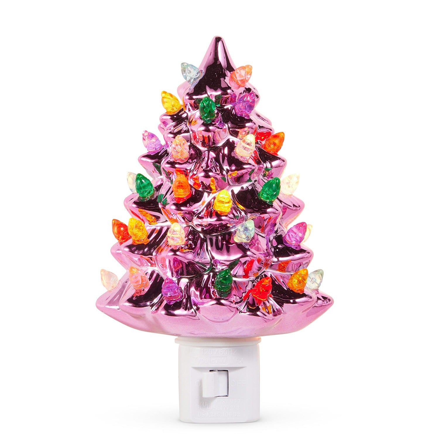 6 Pink Metallic Vintage Night Light
