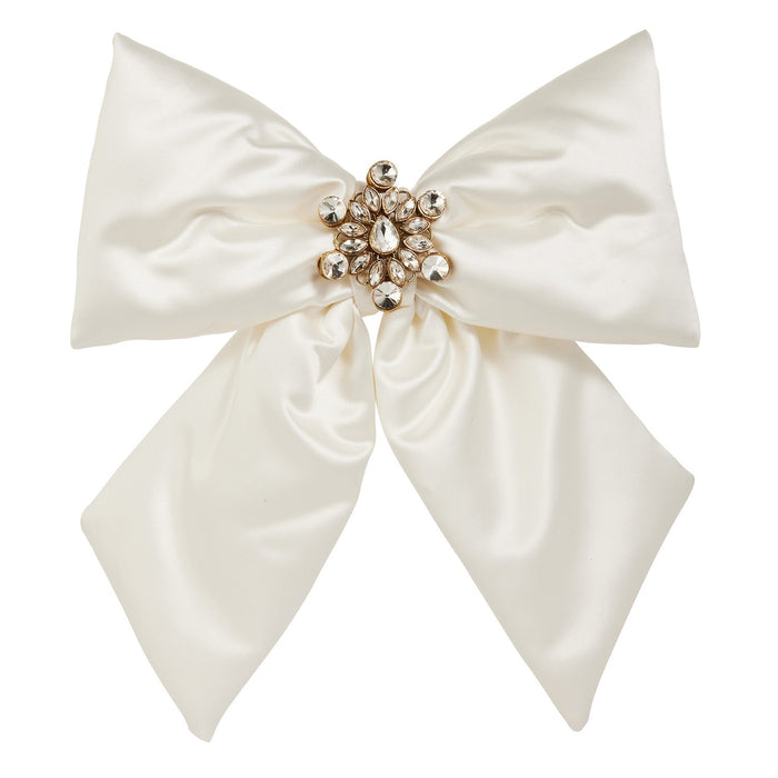 11 Ivory Satin Bottle Bow