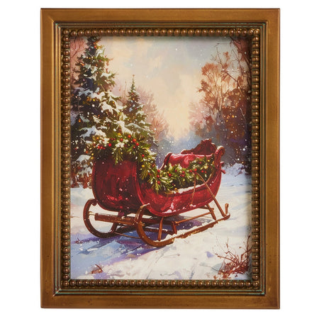 10 Christmas Sleigh Wall Art
