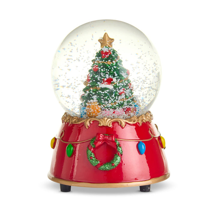 4.5 Animated Musical Tree Snow Globe