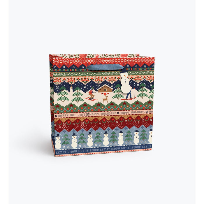 Ski Chalet Large Gift Bag