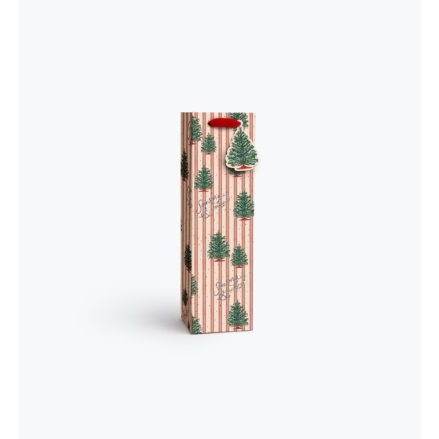 Tinsel Tree Wine Gift Bag