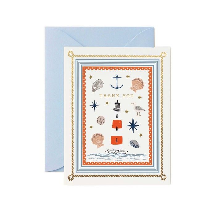 Seaside Thank You Card