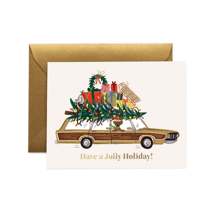 Boxed Set of Jolly Holiday Wagon Cards