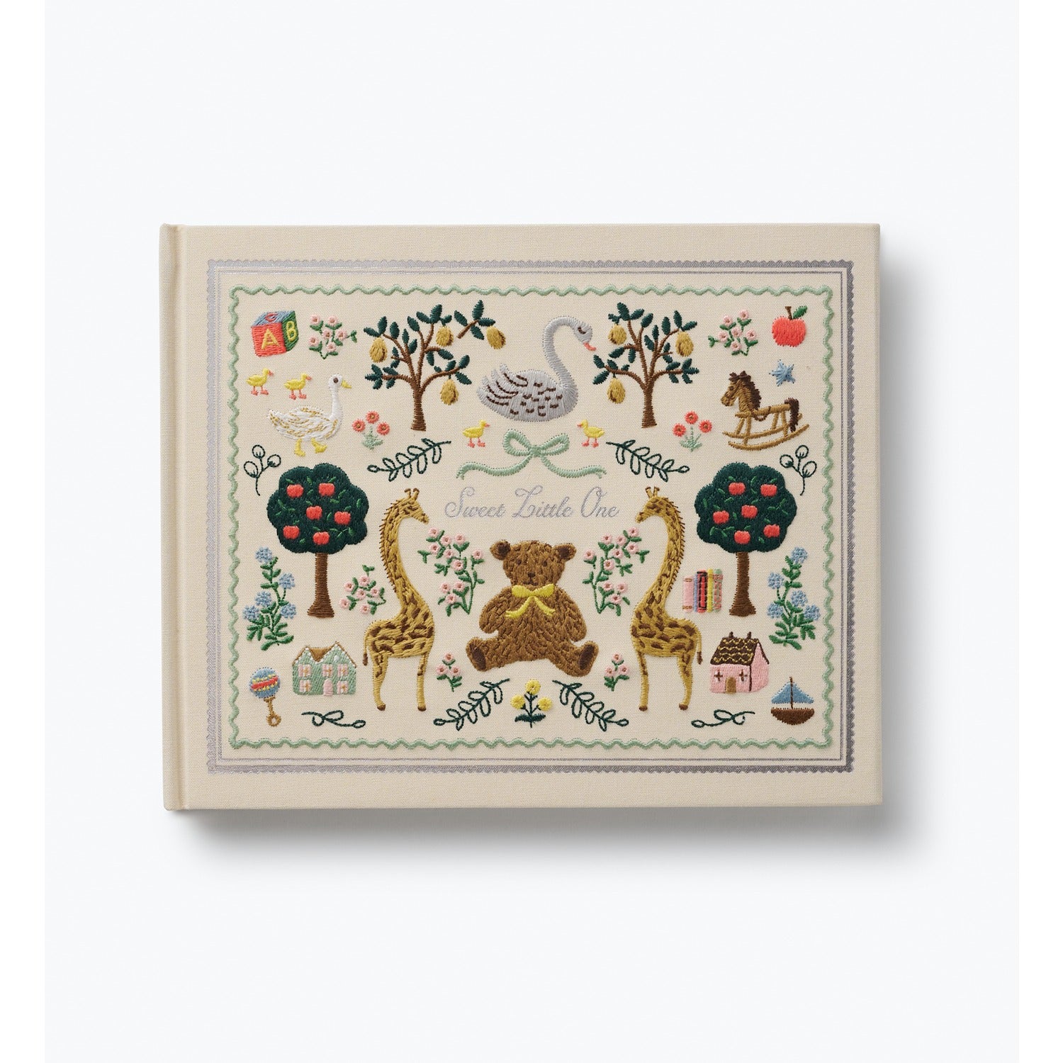 Storybook Embroidered Baby Book