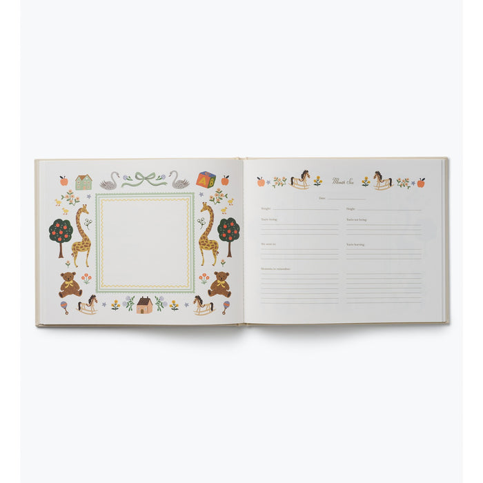 Storybook Embroidered Baby Book