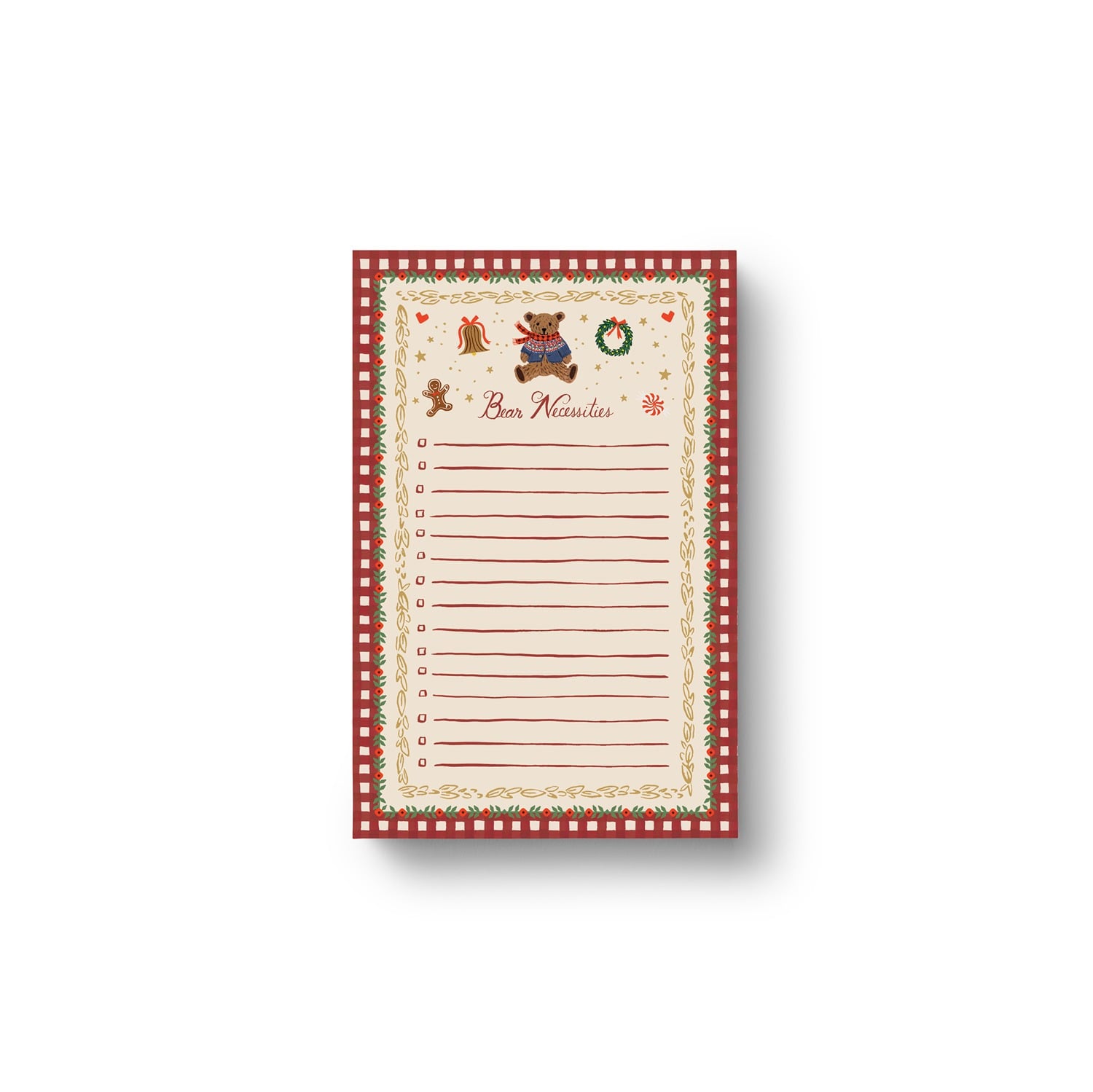 Beary Christmas Notepad