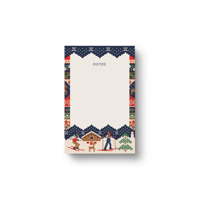 Ski Chalet Notepad
