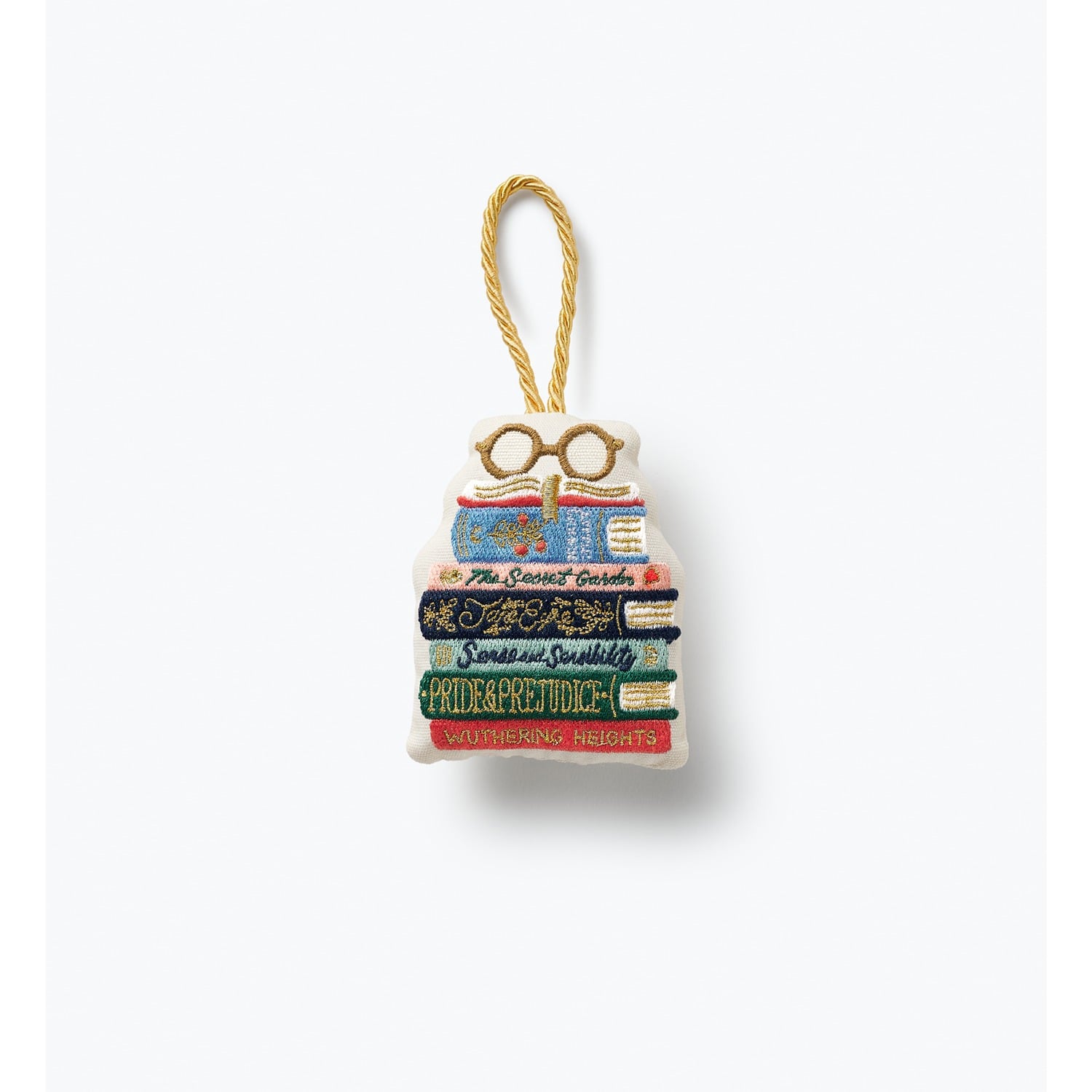 Book Club Embroidered Ornament
