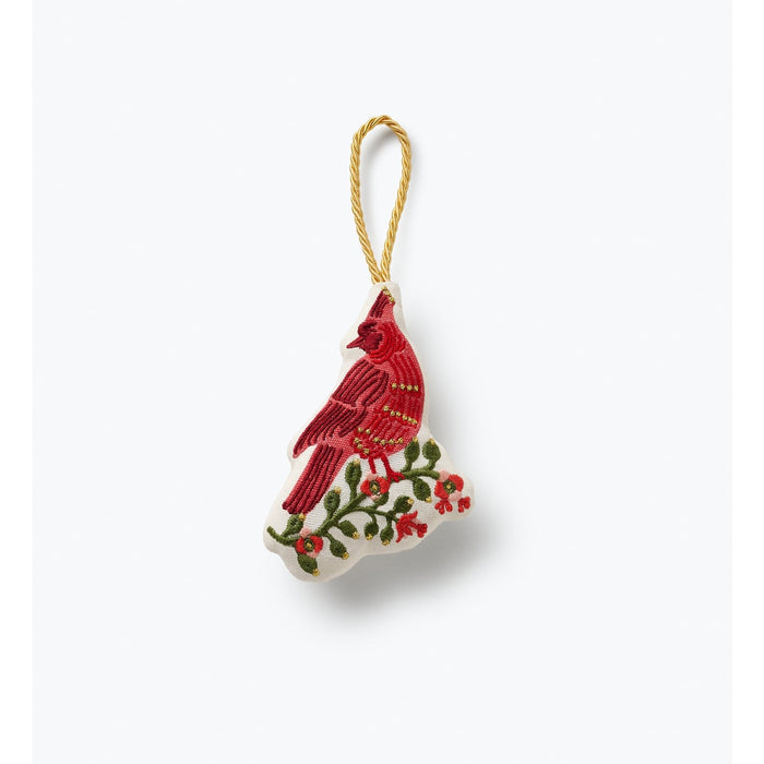 Cardinals Embroidered Ornament