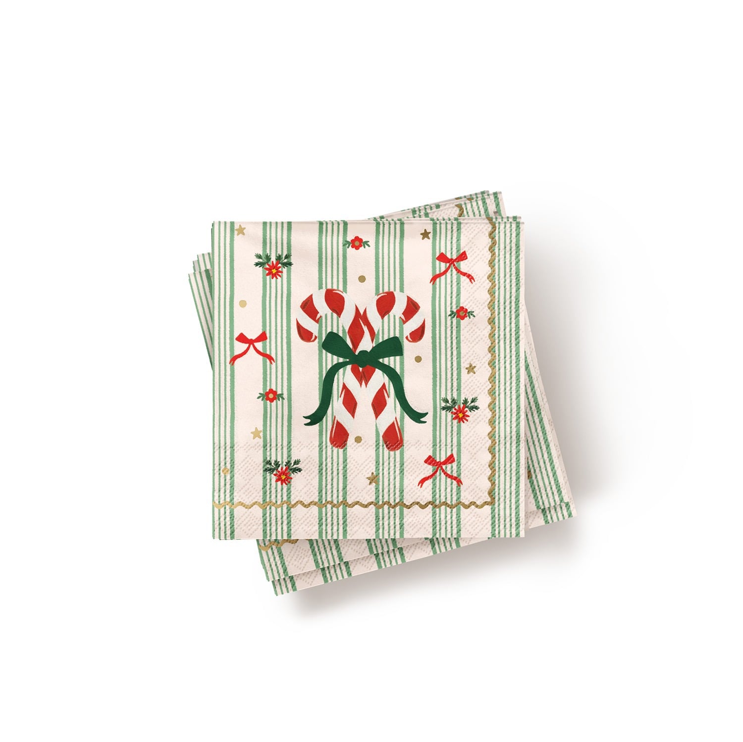 Holly Jolly Paper Cocktail Napkins