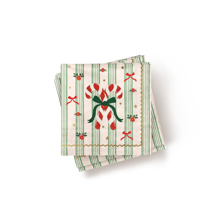 Holly Jolly Paper Cocktail Napkins