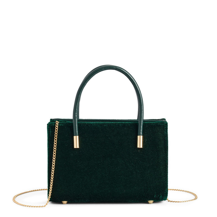 CHARLOTTE TOP HANDLE BAG,FOREST