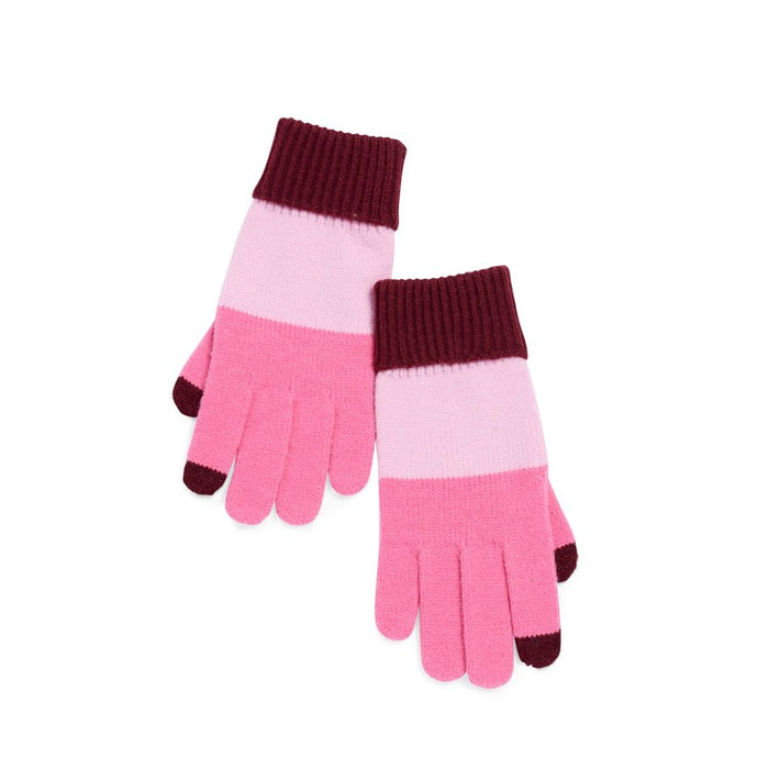 CHARLOTTE TOUCHSCREEN GLOVES,WINE