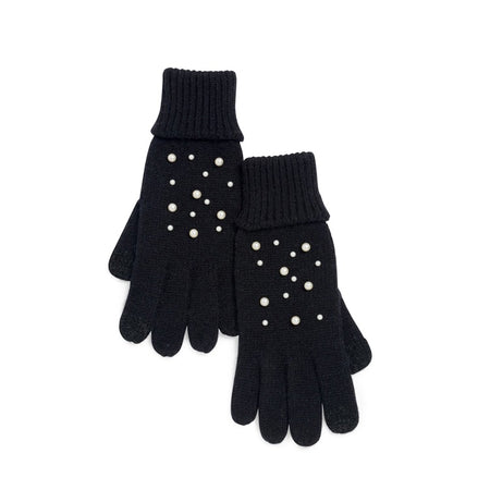 PERLA TOUCHSCREEN GLOVES,BLACK