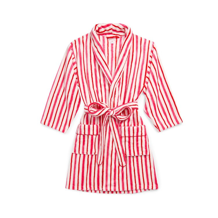 ASSORTED SET OF 2 CANDY STRIPE ROBES,MULTI