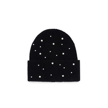 PERLA BEANIE,BLACK