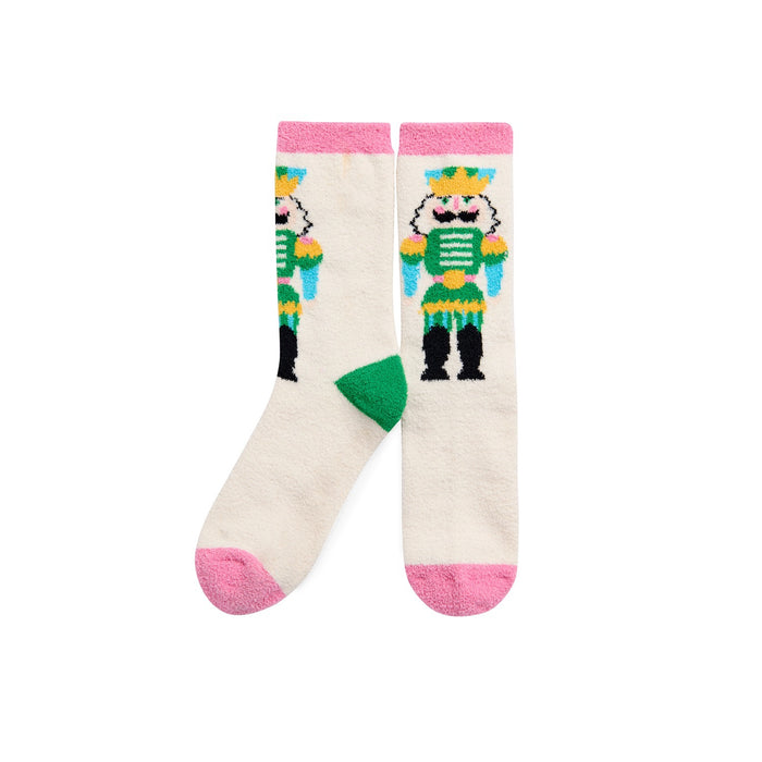 NUTCRACKER SOCKS,IVORY