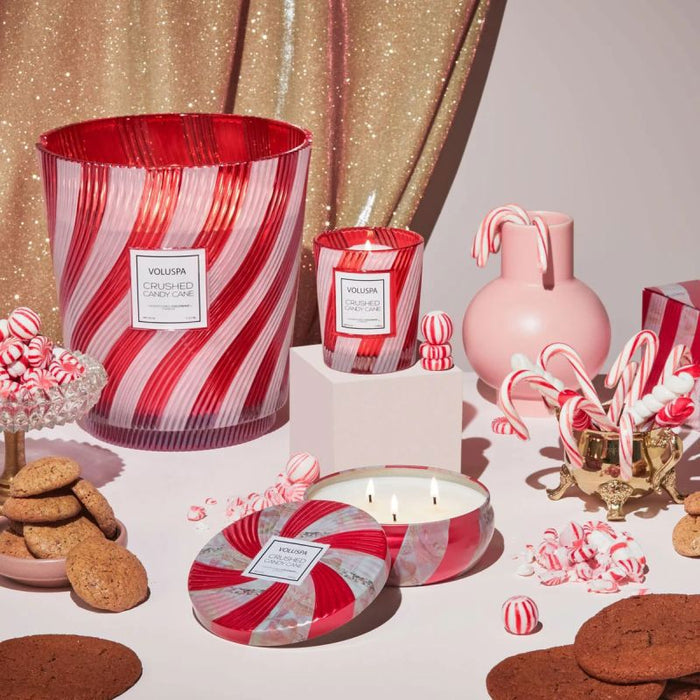Crushed Candy Cane 6.5oz Classic Candle