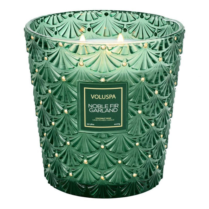 Noble Fir Garland 3W Hearth