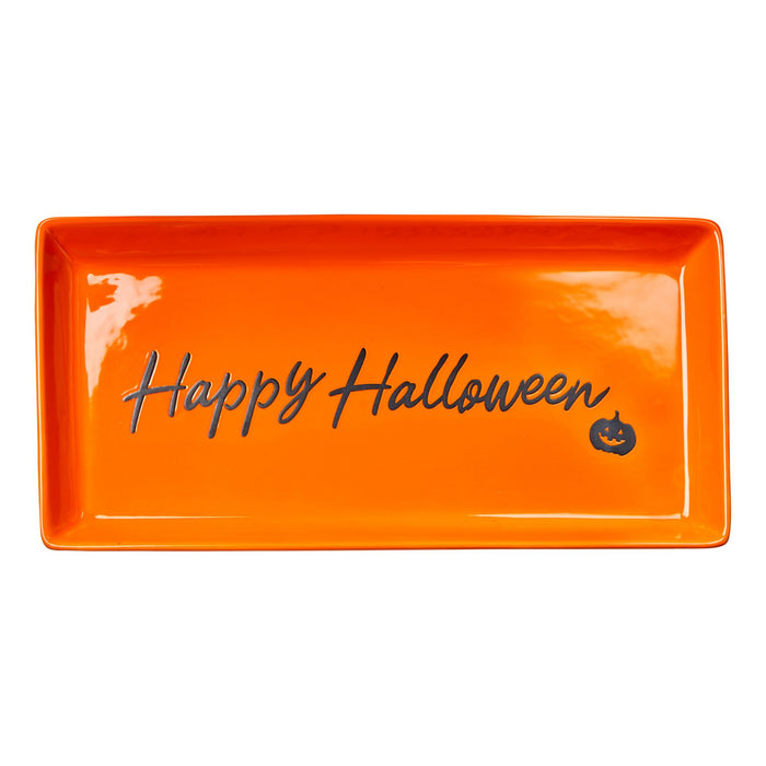 Orange Halloween Platter