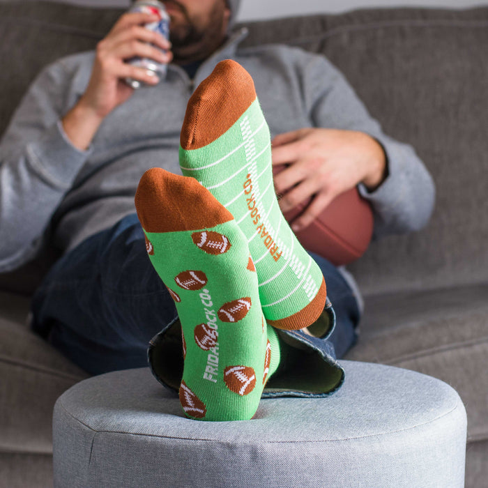 Football Game Day Mismatched Men’s Socks