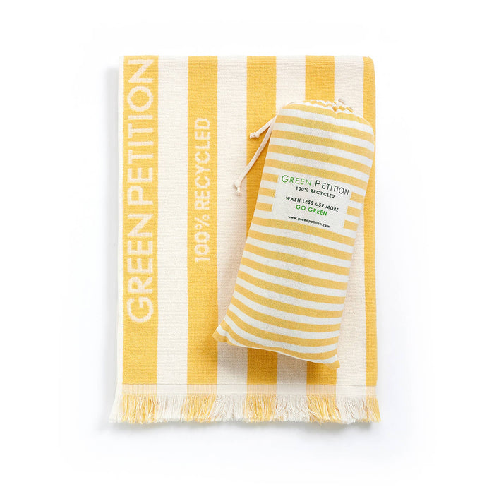 Delmor Beach Towel | Ochre