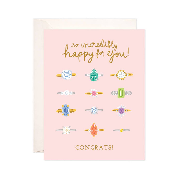 Congrats Rings Card