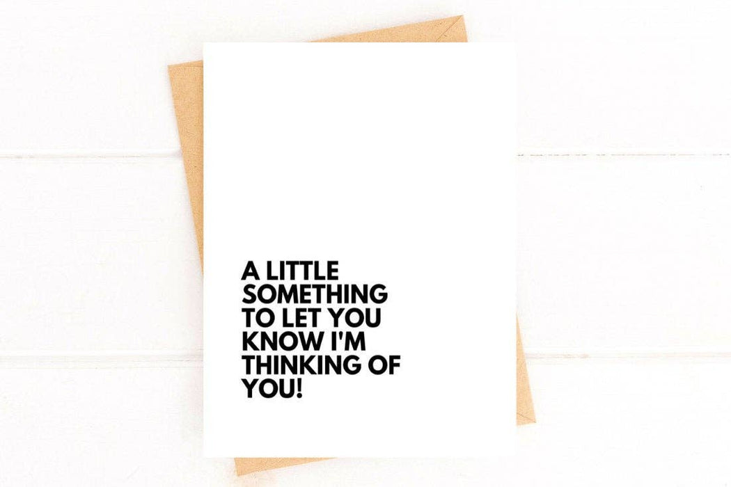 A Little Something Card